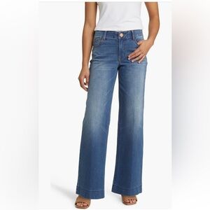 Wit & Wisdom Sam high waist wide leg jeans